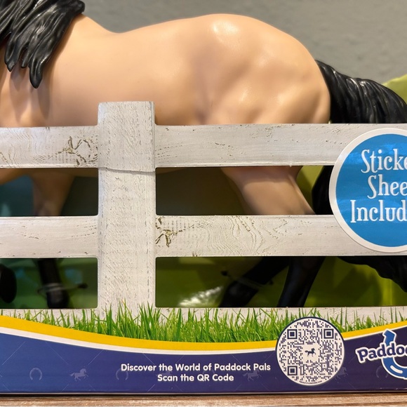 Breyer Paddock Pals “Cashew” Horse, Cream/Black, Ages 4+, BNWT - Picture 2 of 8